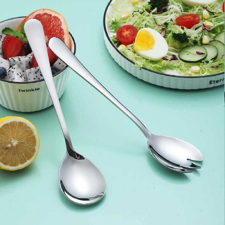 Red Barrel Studio® Salad Server Set,Stainless Steel Salad Serving Set